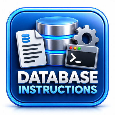 Database Instructions Logo